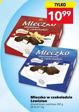 Lewiatan Mleczko w czekoladzie Lewiatan śmietankowe, waniliowe oferta