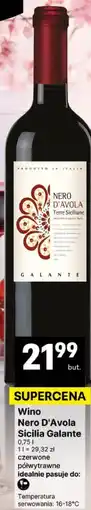 Delikatesy Centrum Wino Nero D'Avola Sicilia Galante oferta