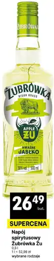 Delikatesy Centrum Napój spirytusowy Żubrówka Żu 0,5 l (różne rodzaje) oferta