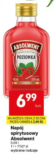 Delikatesy Centrum Napój spirytusowy Absolwent 0,09 l (różne rodzaje) oferta