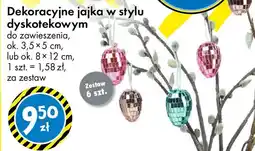 Tedi Dekoracyjne jajka w stylu dyskotekowym do zawieszenia oferta