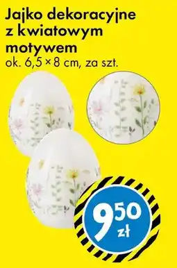 Tedi Jajko dekoracyjne z kwiatowym motywem oferta