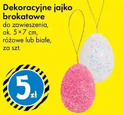 Tedi Dekoracyjne jajko brokatowe do zawieszenia oferta