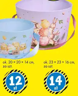 Tedi Koszyczek na prezenty różne wzory ok. 23x23x16cm oferta