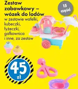 Tedi Zestaw zabawkowy - wózek do lodów w zestawie wafelki, kubeczki, łyżeczki, galkownica i inne oferta
