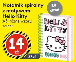 Tedi Notatnik spiralny z motywem Hello Kitty A5, różne wzory oferta
