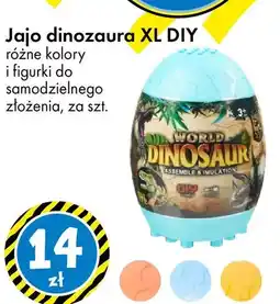 Tedi Jajo dinozaura XL DIY różne kolory i figurki do samodzielnego złożenia oferta
