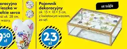 Tedi Pojemnik dekoracyjny ok. 15 × 10 × 5 cm, z kwiatowym wzorem oferta