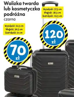 Tedi Walizka twarda lub kosmetyczka podróżna czarna oferta