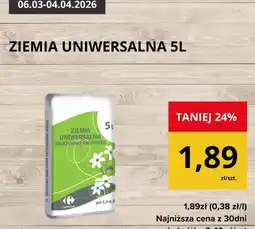 Supeco Ziemia uniwersalna warzywno-kwiatowa oferta