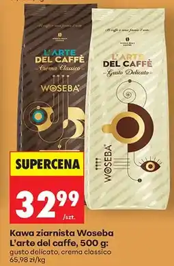 Biedronka Kawa ziarnista L'arte del caffè gusto delicato oferta
