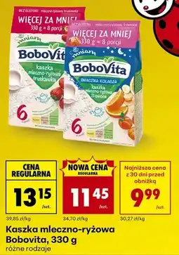 Biedronka Kaszka mleczno-ryżowa truskawka oferta