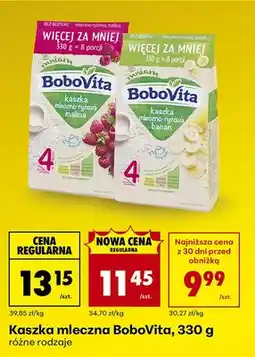 Biedronka Kaszka mleczno-ryżowa malina oferta