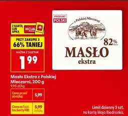 Biedronka Masło ekstra oferta