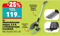 Biedronka Akumulatorowe nożyce, 3,6 V, z teleskopowym trzonkiem NACTA36H-E-B15-JN oferta