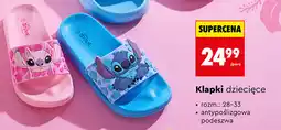 Biedronka Klapki dziecięce Disney Stitch oferta