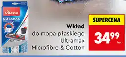Biedronka Wkład do mopa płaskiego Ultramax Microfibre & Cotton oferta