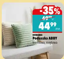 Biedronka Poduszka ABBY kremowa, miętowa oferta