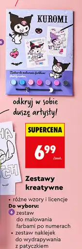 Biedronka Zestawy kreatywne (zestaw do malowania, zestaw naklejek) oferta