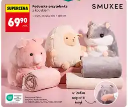 Biedronka Poduszka-przytulanka z kocykiem oferta