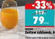 Biedronka Zestaw szklanek, 6 szt oferta