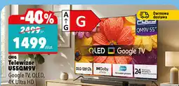 Biedronka Telewizor U55QM9V Google TV, QLED, 4K Ultra HD oferta