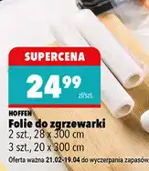 Biedronka Folie do zgrzewarki 2 szt., 28 x 300 cm 3 szt., 20 x 300 cm oferta