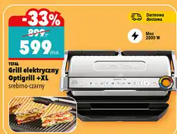 Biedronka Grill elektryczny Optigrill +XL srebrno-czarny oferta