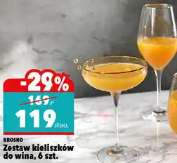 Biedronka Zestaw kieliszków do wina, 6 szt oferta