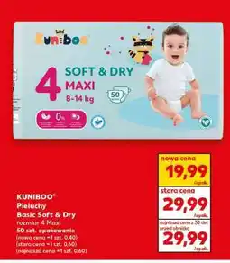 Kaufland KUNIBOO Pieluchy Basic Soft & Dry oferta