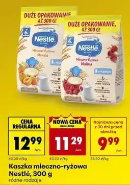 Biedronka Kaszka mleczno ryżowa Nestlé 300 g oferta