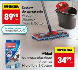 Biedronka Zestaw do sprzątania Vileda Ultramax Micro & Cotton oferta