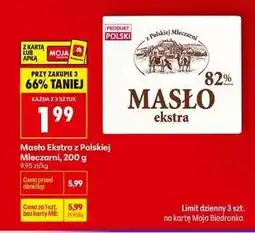 Biedronka Masło Ekstra z polskiej mleczarni, 200 g oferta