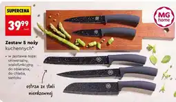 Biedronka Zestaw 5 noży kuchennych oferta