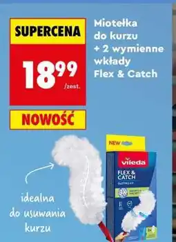 Biedronka Miotełka do kurzu + 2 wymienne wkłady Flex & Catch oferta