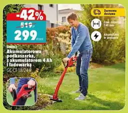 Biedronka Akumulatorowa podkaszarka, z akumulatorem 4 Ah i ładowarką oferta