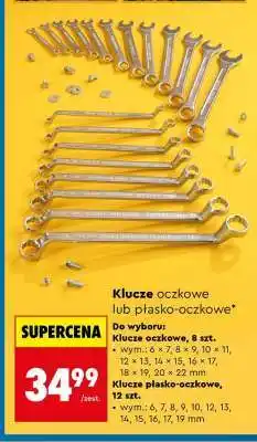 Biedronka Klucze oczkowe lub płasko-oczkowe oferta