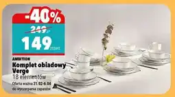 Biedronka Komplet obiadowy Verge oferta