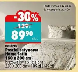 Biedronka Pościel satynowa Home Satin 160 x 200 cm oferta