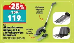 Biedronka Akumulatorowe nożyce, 3,6 V, z teleskopowym trzonkiem oferta