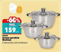 Biedronka Zestaw garnków Multima oferta