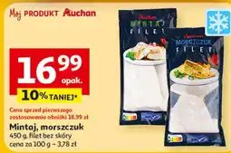 Auchan Mintaj, morszczuk, 450 g, filet bez skóry oferta
