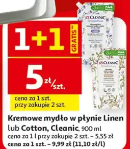 Auchan Kremowe mydło w płynie Linen lub Cotton oferta