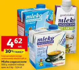 Auchan Mleko zagęszczone, 500 g, wybrane rodzaje oferta
