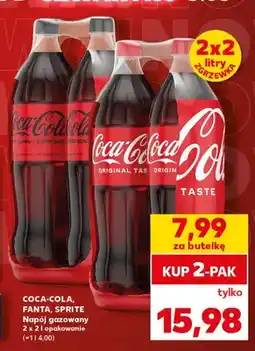 Kaufland Napój gazowany Coca-Cola, Fanta, Sprite oferta