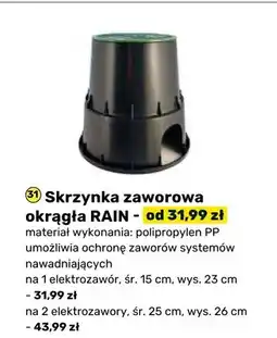 Bricomarche Skrzynka zaworowa okrągła RAIN oferta