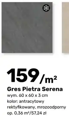 Bricomarche Gres Pietra Serena antracytowy oferta