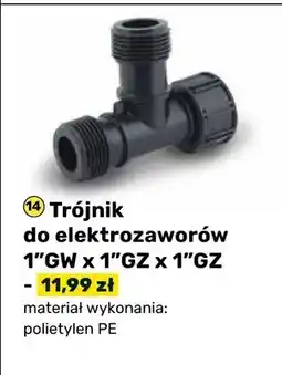 Bricomarche Trójnik do elektrozaworów 1GW x 1GZ x 1GZ oferta