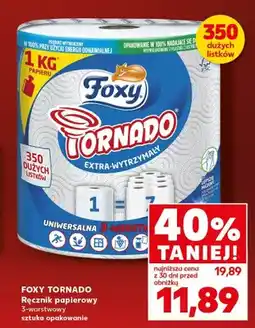 Kaufland Ręcznik papierowy Foxy Tornado 3-warstwowy oferta