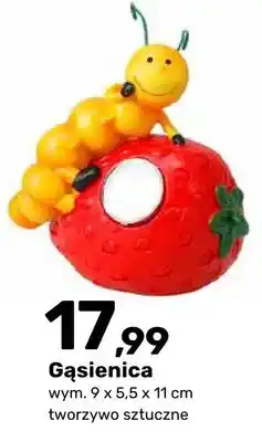 Bricomarche Figurka ogrodowa solarna Gąsienica oferta